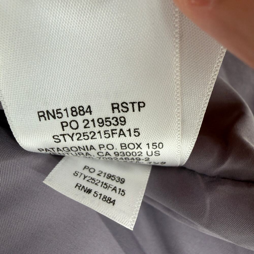 Patagonia Women's Los Gatos Fleece Vest Rustic Gray Purple Sherpa Size XL - Picture 11 of 12